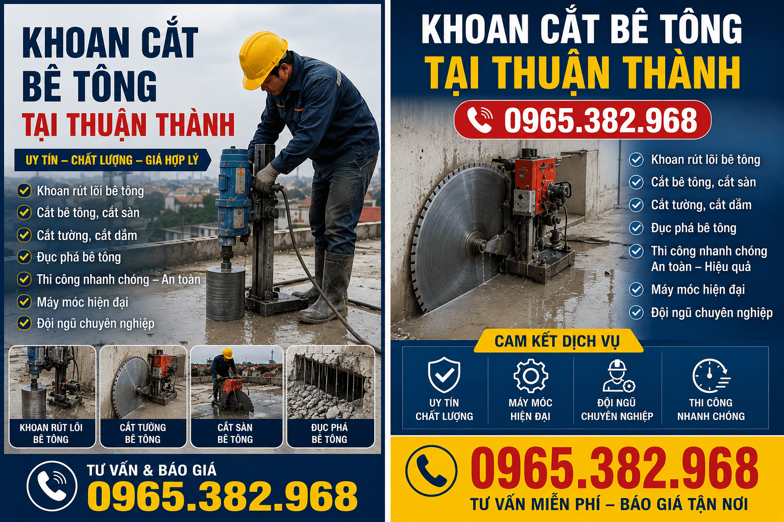Khoan Cắt Bê Tông Quang Lâm