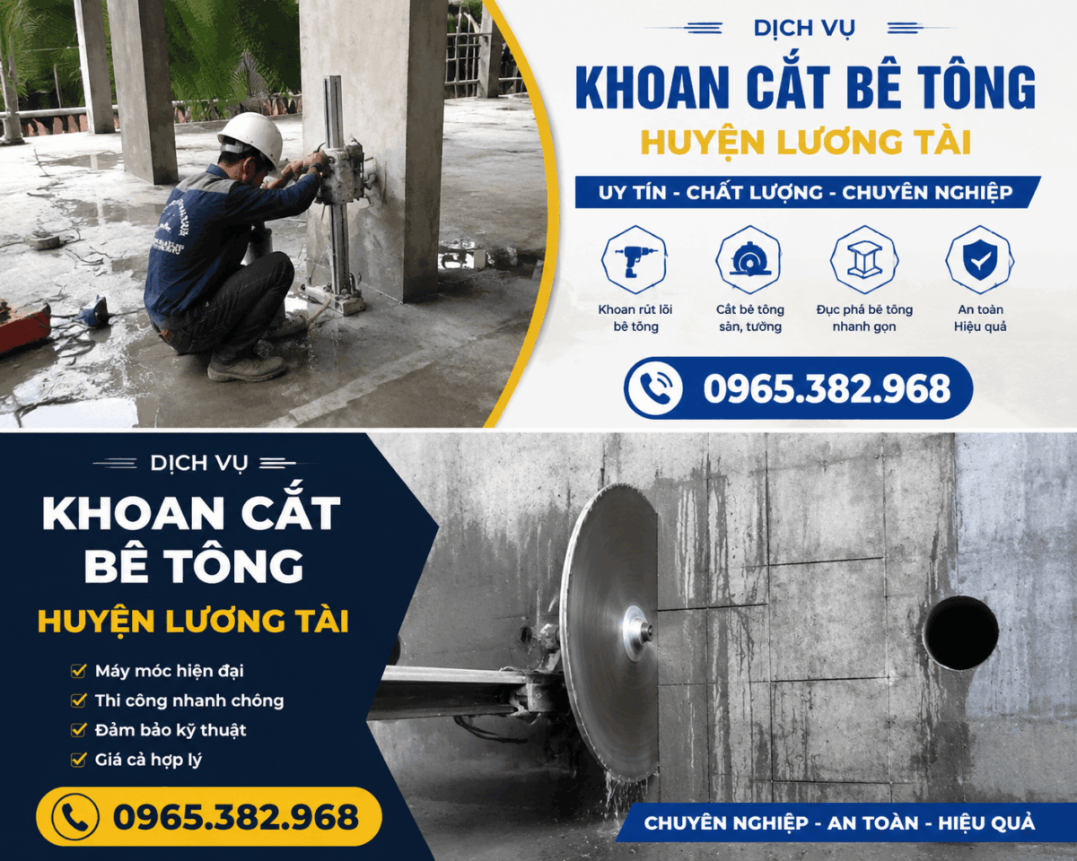 Khoan Cắt Bê Tông Quang Lâm