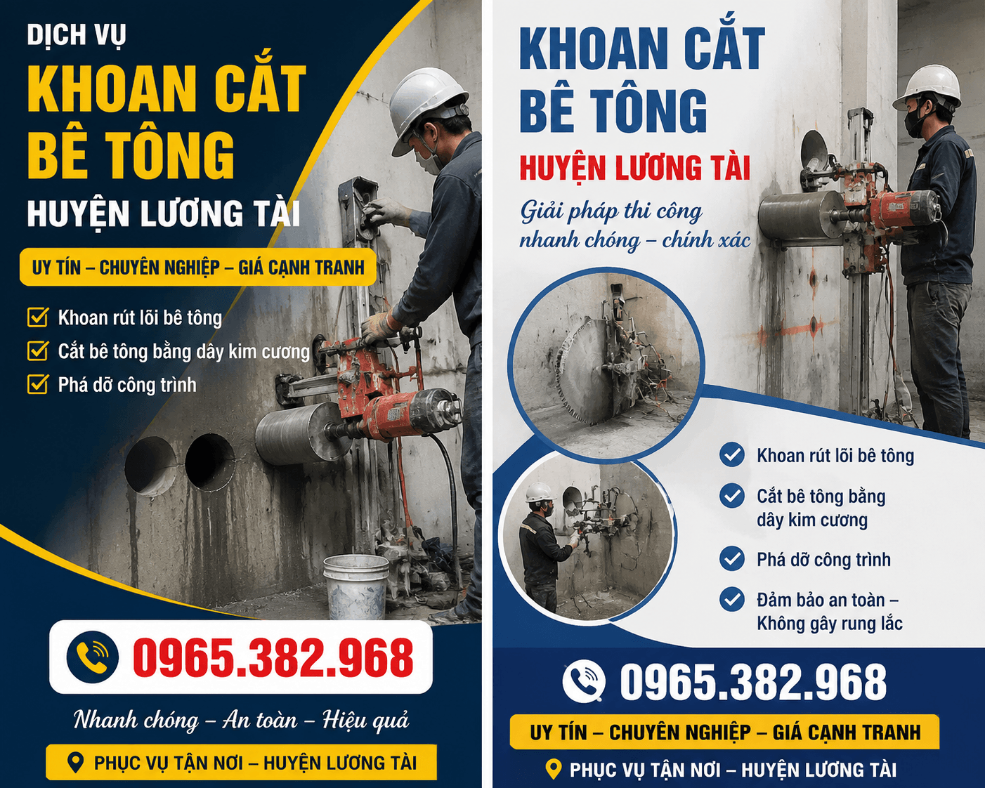 Cắt Bê Tông Tại Huyện Lương Tài
