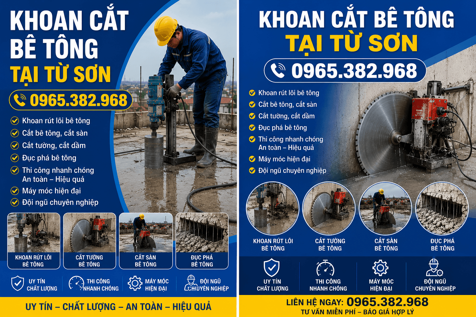 Cắt Bê Tông Tại Từ Sơn