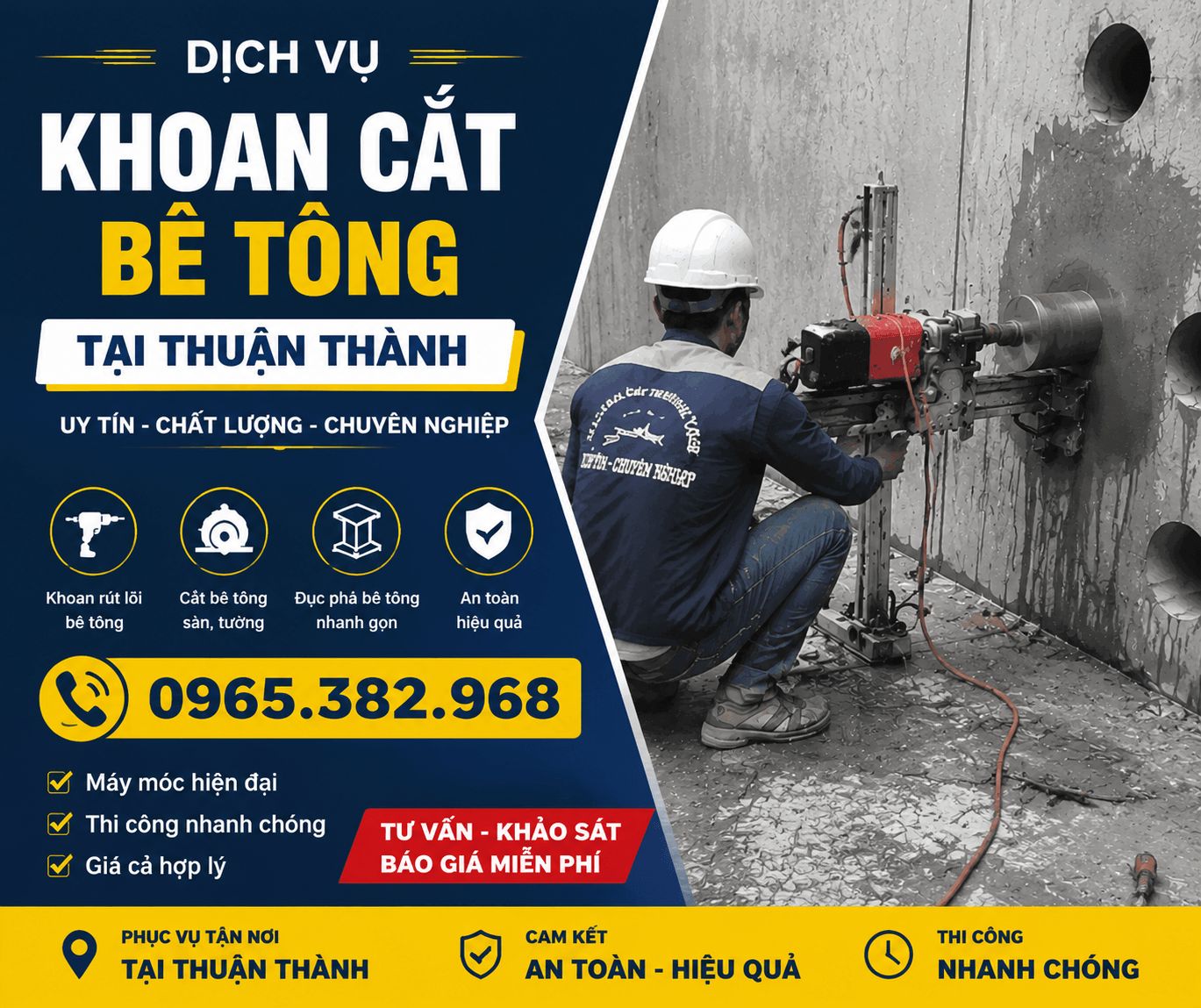 Cắt Bê Tông Thuận Thành