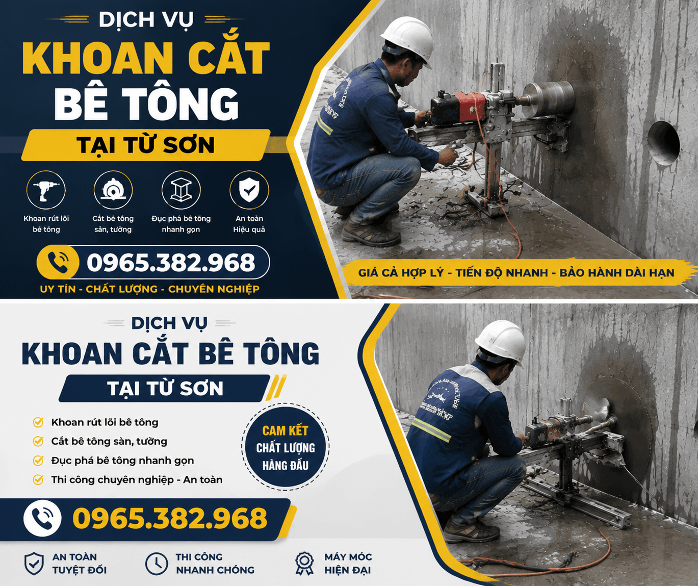 Khoan Cắt Bê Tông Tại Từ Sơn